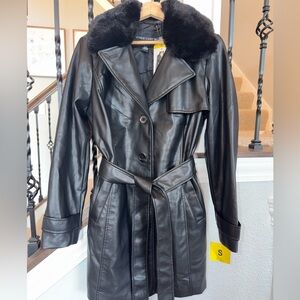 Vince Camuto Women's Faux-Leather Jacket